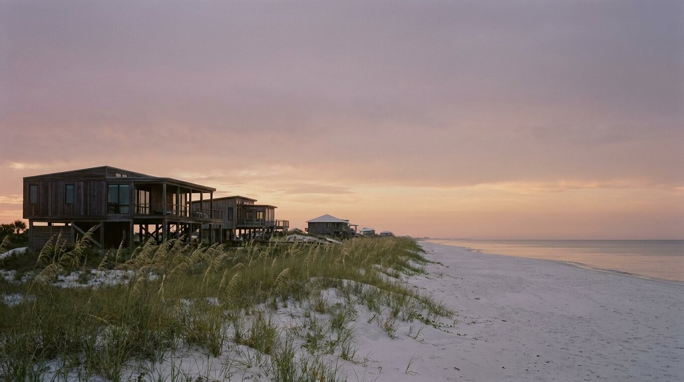 Fort Morgan, Alabama coastline